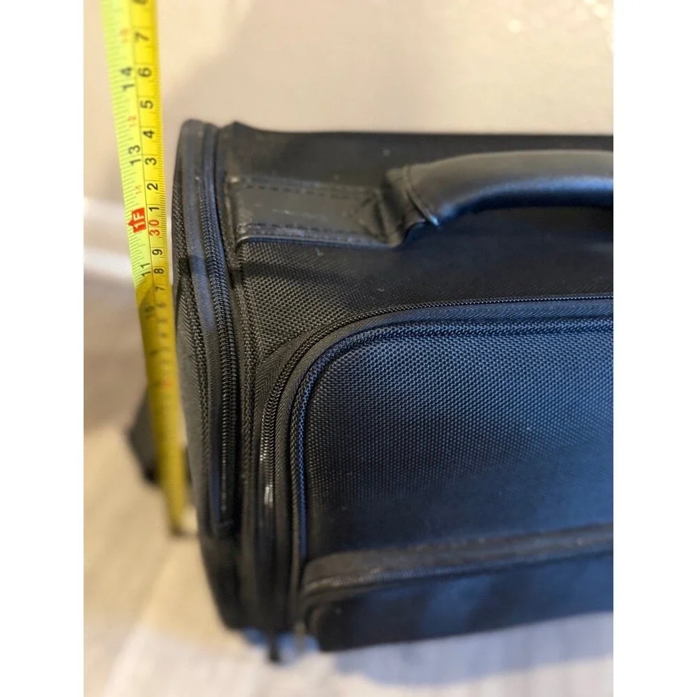 Hk3603 Soft Sided Professional Travel Makeup Case, Nylon Black